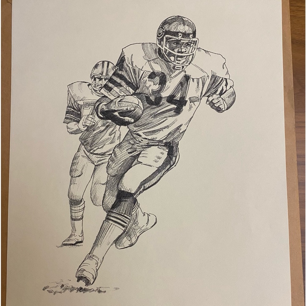 1981 Shell Oil Chicago Bears Posters Payton Page Harper Fencik Evans Baschnagel